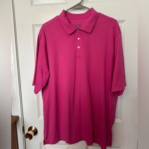 Walter Hagen Vibrant Pink Hydro Dri Golf Polo Shirt Sz XL EUC